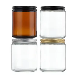 KDG Brand 260ml Herb Jar Glass Jar Aluminum Lid Flower Custom Canning Glass Storage Jar