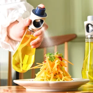 Kitchen Accessories 230ml Glass Olive Oil Spray Oil Dispenser Bottle for Cooking
