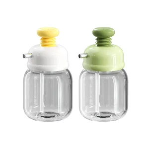 Kitchen Cooking One Press Non Drip Oil Dispenser 100ml Small Mini Soy Sauce Vinegar Olive Oil Bottle for Salad Sushi BBQ