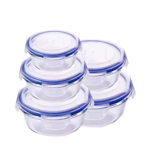 Kitchen PP Pulling Air Vent Lid BPA Free Airtight Food Storage Leakproof Microwavable Heat Resistant 400 Home Christmas