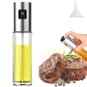 Kitchen Stainless Steel BBQ Utensils Oil Mist Sprayer Bottle Spritzer Olive Oil Sprayer Mister