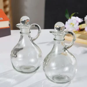 Kitchen Supplies Glass Oil Vinegar Bottle Leak-proof Seasoning Bottle Transparent Oil Pot Soy Sauce Vinegar Bottle