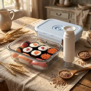 Kitchen & Tabletop High Borosilicate Glass Airtight Storage Food Container With Vacuum Lid Microwave Oven Fridge Safe Food Box