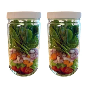 Kitchen Use Round Glass Jam Jars Glass With Lid Storage Pickles for Food Spice
