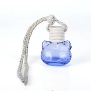 Kitty Glass Bottle Mini 5ml Empty Hanging Car Perfume Bottle