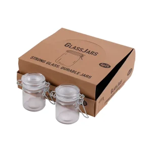 LANCHUANG Seal Glass Humidor Can in Stock Metal High Grade Display Packing Jars Accessories