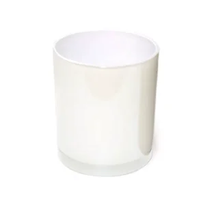 LANGXU Inside Colors 8*9cm 300ml Support Different Colors in Stock and Free Sample 24online Service Glass Scent Candle Jars