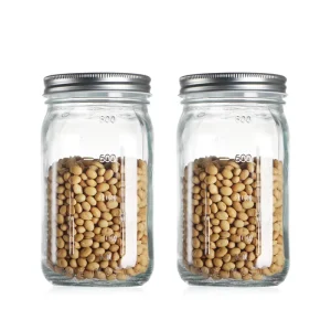 LFGB-Certified Glass Canning Mason Jar, 800ml