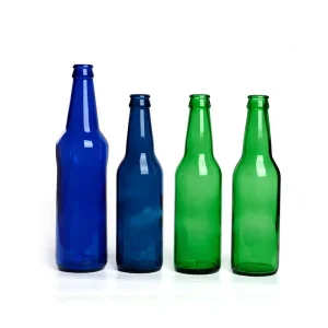 Large Capacity Amber Glass Beverage Bottle with Matching Lid for Homemade Drink Storage