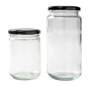 Large Glass Storage Containers with Lids for Candy, Milk, Cake, Cookies, Salad, Jelly, Olive Oil and Sugar