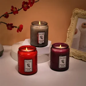 Large Smokeless Handcrafted Soy Wax Aromatherapy Candle Indoor Glass Jar