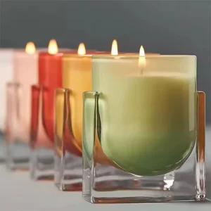 Large Whisky Gift Set Customized Soy Wax Essential Oil Scented Candles in Glass