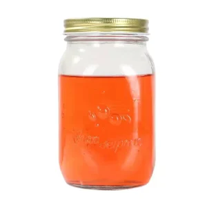 Lead Free Carved Glass Bottles Sealed Jars Honey Packaging Jam Vegetable Bird’s Nest Canned Bottle
