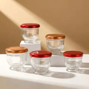Lead-Free Glass Jar 50ml-150ml for Bird’s Nest Honey Jam and Sauce Storage