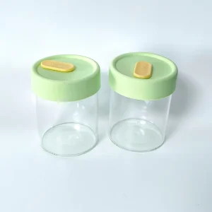Leak Proof Glass Salad Jars Stylish Meal Prep Salad Container with Silicone Airtight Lid for Meal Prep Yogurt Parfaits Smoothies