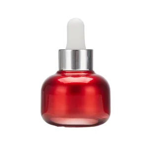 Leak-Proof Wine Red Glass Dropper Bottles for Essential Oil and Eye Drops