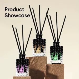 Long Lasting Luxury Reed Diffuser Set With Natural Rattan Sticks