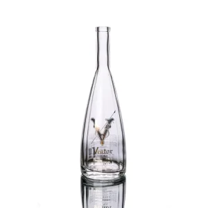 Long Neck Heavy Weight Round Bottom 75cl 750ML Whisky Vodka Glass Bottles Licores