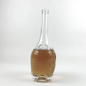 Long-Necked Vodka Glass Liquor Bottles 375ml 700ml 750ml 1000ml with Embossing