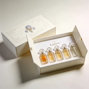 Lotion and Essential Oil Double-Door Magnetic Packaging Box with Matt Lamination and Embossing