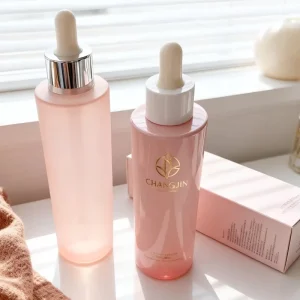 Luxurious 20 ml 30ml 50ml 60ml 100ml Colorful Hair Growth Oil Serum Dropper Bottle Blush pink Skincare Packaging
