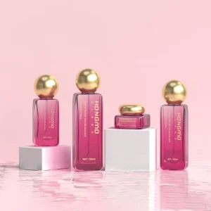 Luxury 30g 50g 30ml 50ml 100ml 120ml Glass Skincare Cosmetic Lotion Cream Packaging Container Bottle and Jar Set