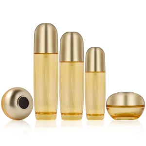 Luxury 30g 50g 40ml 100ml 120ml Cosmetic Skincare Set Packaging Cream Jars Glass Pump Body Lotion Bottle