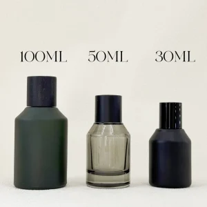 Luxury 30ml 50ml 100ml Empty Perfume Cylinder Glass Bottles Perfume Travel Refill Bottle