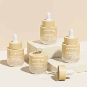 Luxury 30ml Skincare Cosmetics Packaging Face Cream Lotion Glass Dropper Essential Oil Bottles Cosmetic Bottle