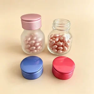 Luxury 80ml Clear Frost Glass Bottle with Plastic Cap Multipurpose for Cosmetic Capsule Drink Wedding Party Gift Packaging