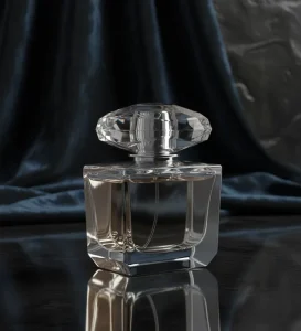 Luxury Clear Empty Glass Perfume Bottle with Cap Refillable Fine Mist Spray Bottle for Fragrance Cosmetic Packaging