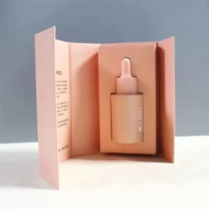Luxury Cosmetic Packaging 30ml Custom Color Logo Glass Essential Oil 1oz Serum Dropper Bottle With Gift Box Unique Design