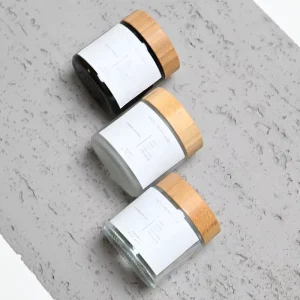 Luxury Cosmetic Packaging Glass Jar 5g 15g 20g 30g 50g 100g 200g Amber Cosmetic Jar Custom logo Frosted Cream Jar