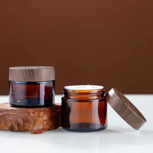 Luxury Custom Glass Cosmetic Jars with Plastic & Aluminum Lids 200ml 150g 120ml Sizes High Quality Empty & Customizable