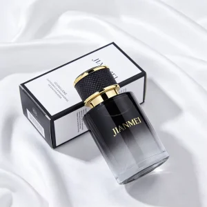 Luxury Custom Magnetic Cap 30ml 50ml 100ml Clear Frosted Cylinder Empty Spray Glass Perfume Bottle With Packaging Box