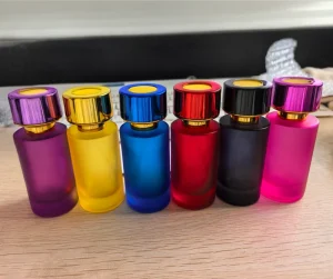 Luxury Custom logo 50ml Exquisite Refillable Glass Fragrance Perfume Spray Mist Bottle