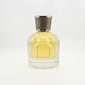 Luxury Customized Glass Perfume Bottle with Pump Sprayer Screen Printing Round Shape 30ml 50ml 100ml Sizes Refillable