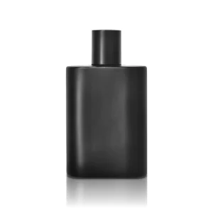 Luxury Empty Perfume Glass Bottle 50ml Custom Square Black with Box Packaging