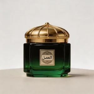 Luxury Frosted Glass Bakhoor Jar Pump Sprayer Sealing Screen Printed Decorative 7oz Arabic Oudh Container UAE Gift