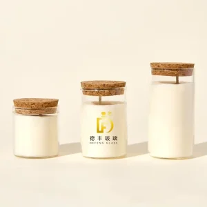 Luxury Glass Candle Container High Quality Straight Cylinder Glass Candle Jars for Candle Making