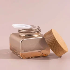 Luxury Glass & Custom Plastic Cosmetic Container Packaging 30g 50g Decorative Jars Lids for Eye Cream Lotion for Personal Care