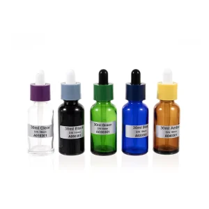 Luxury Glass Dropper Bottle 100Ml Cosmetic Oil Packaging Premium Dropper Bottles with Child Resistant Droppers