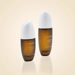 Luxury Glass SkinCare Packaging Lotion Serum Bottle with Pump Cosmetic Oil Bottle Container for Skincare