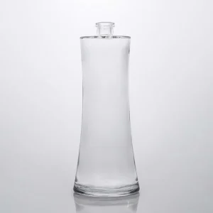 Luxury Round Perfume Bottle 30ml 50ml Thin Base Glass Perfume Bottle Empty Clear Glass Spray Bottle With Spray Head