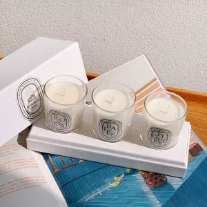 Luxury Soy Wax Candle Glass Jar Scented Private Label Custom Logo Bulk Supply for Thanksgiving New Year Holiday Party Gift