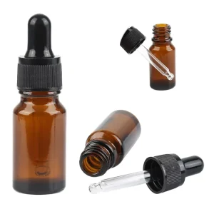 MUB Bulk Price 5ml 10ml 20ml 30ml 50ml 100ml Amber Color Dropper Essential Oil Empty Glass Bottle
