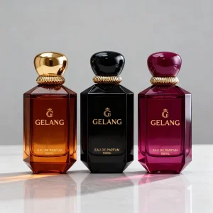 Man Perfume Bottle Black Irregular Unique Perfume Bottle Glass Bottle Perfume 30 50 100 Ml With Box