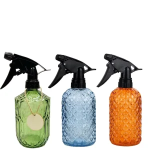 Manual Glass Spray Bottle Trigger Sprayer 500ml for Plant Watering Cleaning Cosmetic & Perfume Mist