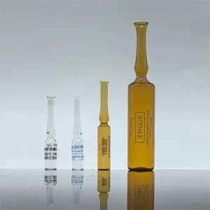 Manufacturer Clear Amber Flat Injection Glass Ampoules, 1ml 2ml, Type A or D, Carton Packaged