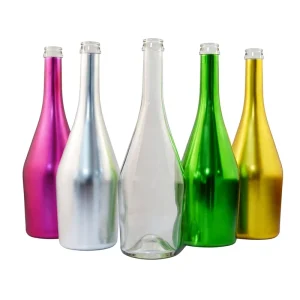 Manufacturer Electroplated Bottle Sparkling Wine Whiskey Multi color Creative Glass Empty Personal Yuncheng Model 16